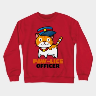 Paw-Lice Officer Crewneck Sweatshirt